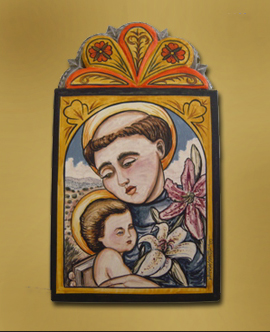 San Antonio de Padua (St. Anthony) by Jerry Montoya